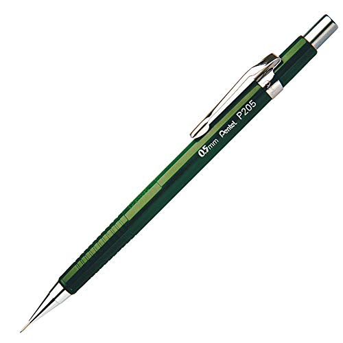 Pentel P205-D 0.5 mm HB Pencil Case, Green - Image 4