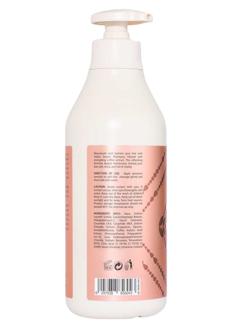 Anvati Coffee Shampoo for Dry & Damaged Hair– Natural Caffeine Shampoo for Soft, Shiny and Healthy Hair – 750ml - Image 3