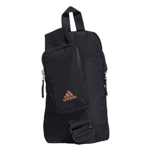 adidas Essentials Crossbody – Athletic Sling Bag with Phone Pocket, Legend Ink Blue/Rose Gold/2.0, One Size - Image 5