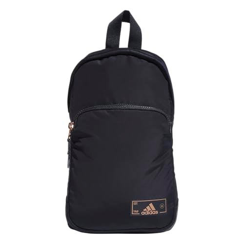 adidas Essentials Crossbody – Athletic Sling Bag with Phone Pocket, Legend Ink Blue/Rose Gold/2.0, One Size - Image 1