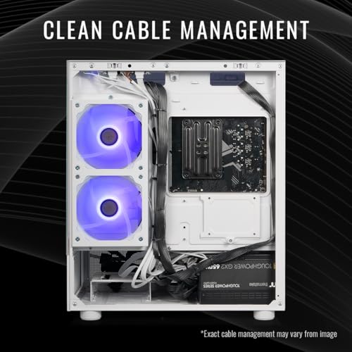 Thermaltake LCGS View u2460TS-170 Gaming Desktop (Intel® Core™ Ultra 5 245KF, ToughRam 32GB DDR5 6000MT/s RGB Memory, NVIDIA GeForce® RTX 5060 Ti, 1TB NVMe M.2, WiFi, Windows 11) V17S-B860-56T-LCS - Image 3