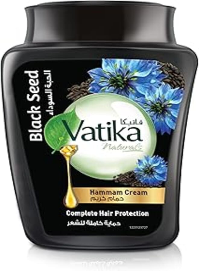 Vatika Naturals Black Seed (Habba Souda) Hammam Cream 450gm | For Complete Hair Protection