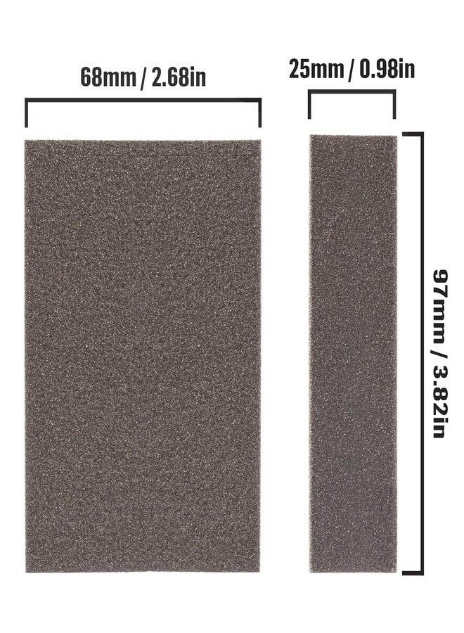 ALLECIN Sanding Sponge 60 80 100 120 150 180 220 Grit Reusable and Washable Wet Dry Sand Block Coarse Medium Fine Sandpaper Blocks for Wood Drywall Metal Crafts (Pack of 7 Pcs) - Image 2