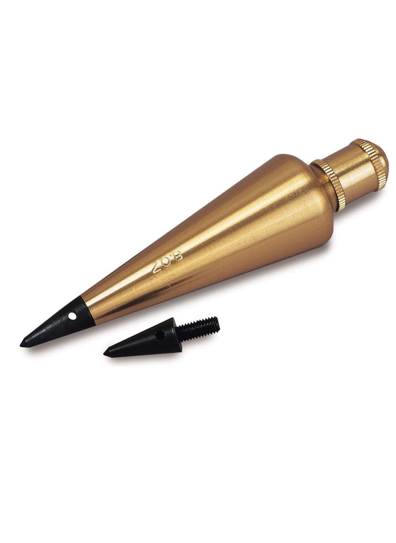 Stanley Stanley Brass Plumb Bob , 225g/8oz , 47-973  - Image 1