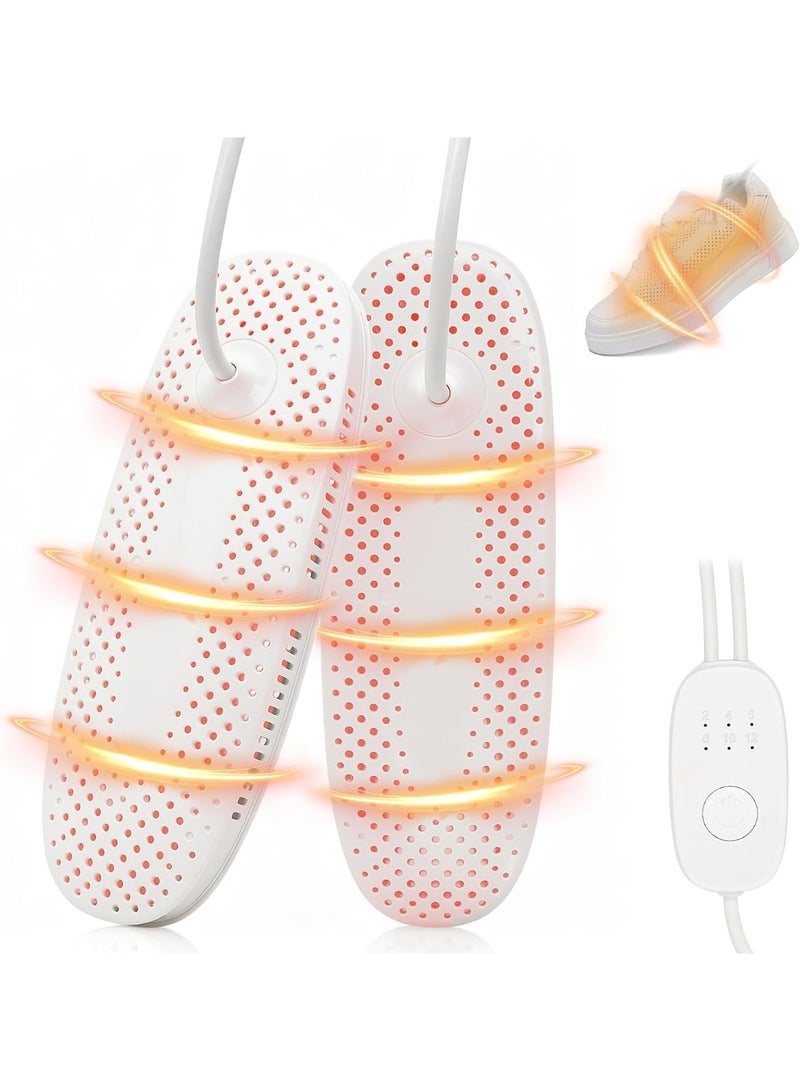 UV Enterprises Electric Shoe Dryer, 360° Drying Shoe Heater, Quiet Boot Dryer with 6 Modes, Timer, Portable Shoe Warmer, Electric Shoe Dryer, Antibacterial Odours for Socks, Shoes, Gloves - Image 1