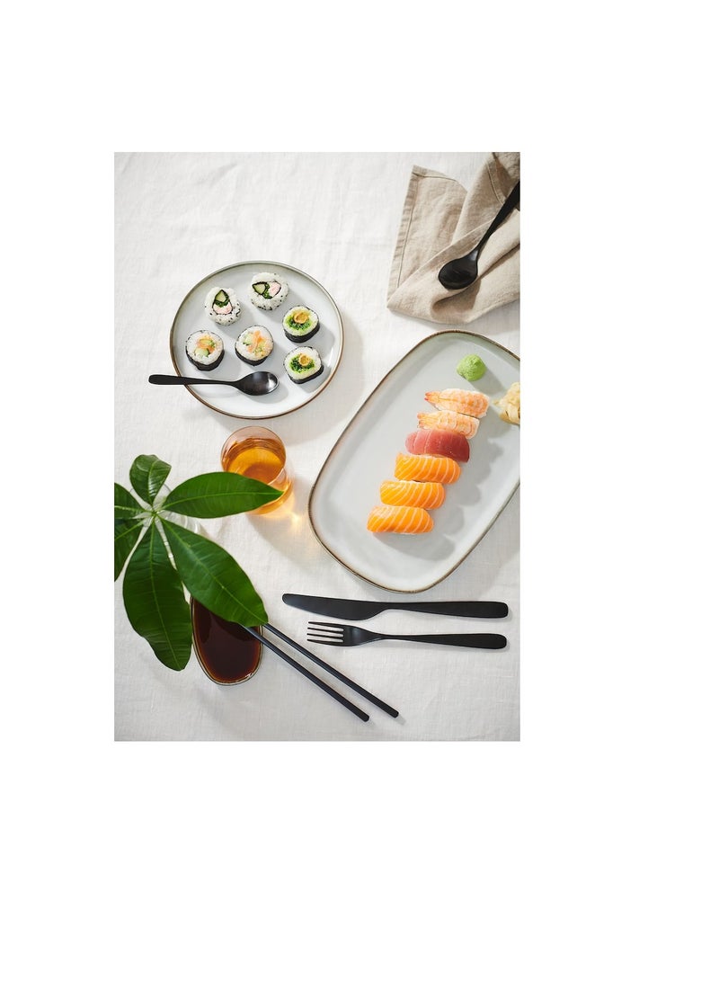 طبق ، رمادي 31 × 19 سم - Image 3