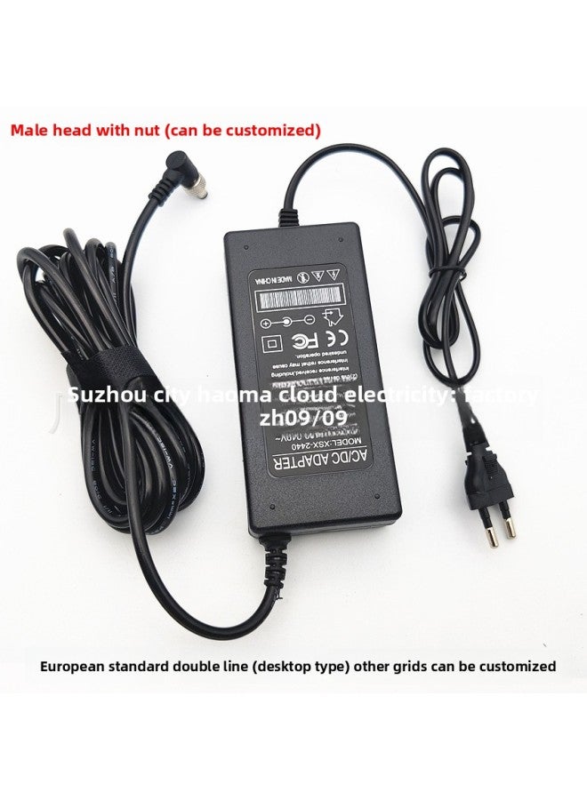 ScreW CAp 12v15v24v PoWer AdApter WAll CleAner 5A6A8A10A WindoW CleAner 60-120W Motor PoWer Supply-Color:24V5A