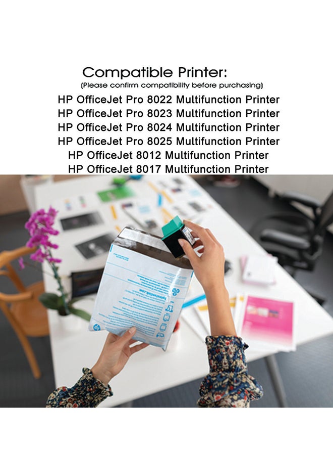 HP مجموعة مكونة من 4 خراطيش حبر أصلية HP 912 باللون الأسود والسماوي والأصفر والأرجواني - Image 3