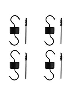 Hummingbird Feeder Insect Guard,Hummingbird Feeders Accessory Hooks, Ant Moat Hooks with Hummingbird Feeder Brushes Cleaning Brushes, for Garden Outdoor, 4 Pack