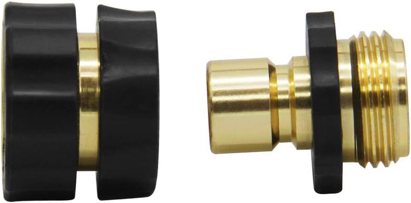 Twinkle Star 3/4 Inch Garden Hose Fitting Quick Connector Male and Female Set, 2 Set - Image 5