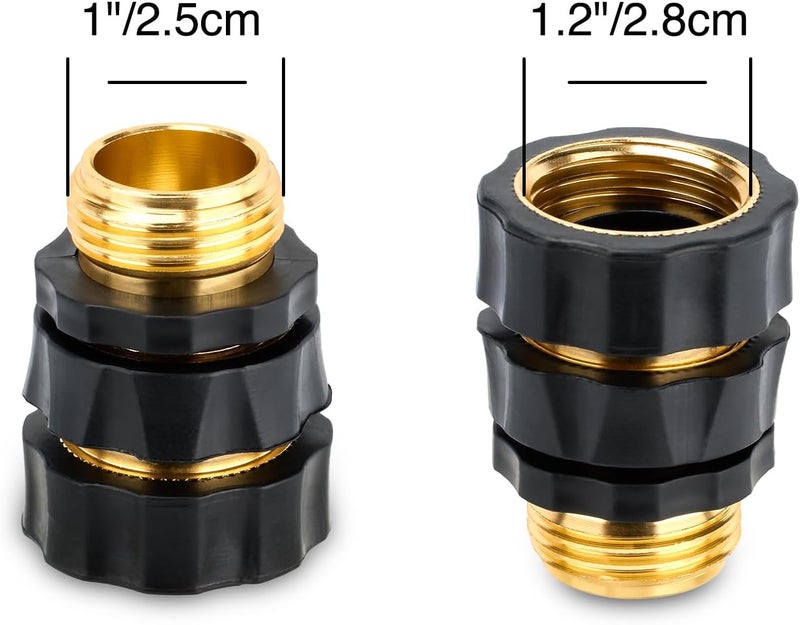 Twinkle Star 3/4 Inch Garden Hose Fitting Quick Connector Male and Female Set, 2 Set - Image 2