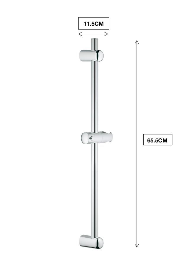 Round Shaped Sliding Shower Rail Bar - Image 2
