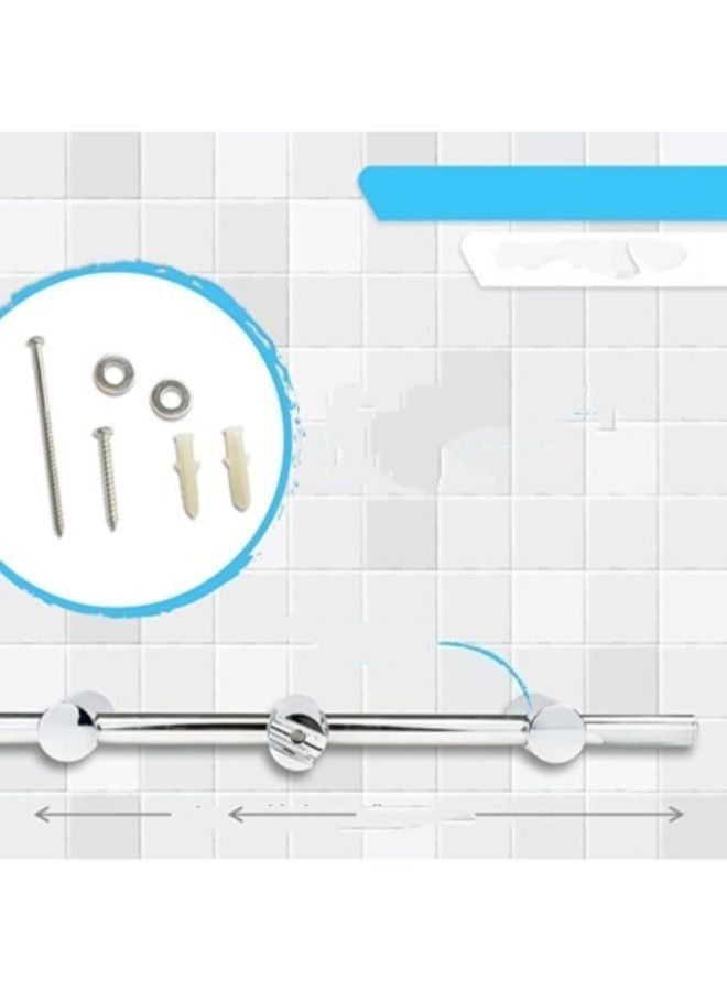 Round Shaped Sliding Shower Rail Bar - Image 5