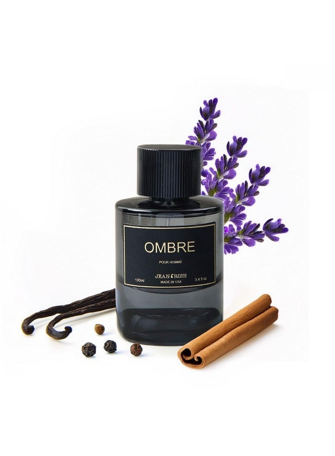 Jean Rish Jean Rish Ombre Pour Homme Eau De Parfume for Men (3.4 Fl Oz / 100ml) with Lavender, Cardamom & Black Vanilla Husk Notes - Long Lasting and Luxury Fragrance  - Image 1