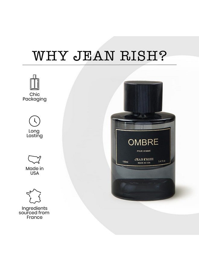 Jean Rish Jean Rish Ombre Pour Homme Eau De Parfume for Men (3.4 Fl Oz / 100ml) with Lavender, Cardamom & Black Vanilla Husk Notes - Long Lasting and Luxury Fragrance  - Image 4