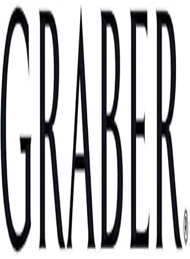 جرابر قضيب ستارة مقهى دائري من Graber مقاس 7/16 بوصة (عرض قابل للتعديل من 18 إلى 28 بوصة، أبيض مع أطراف نحاسية) - Image 5