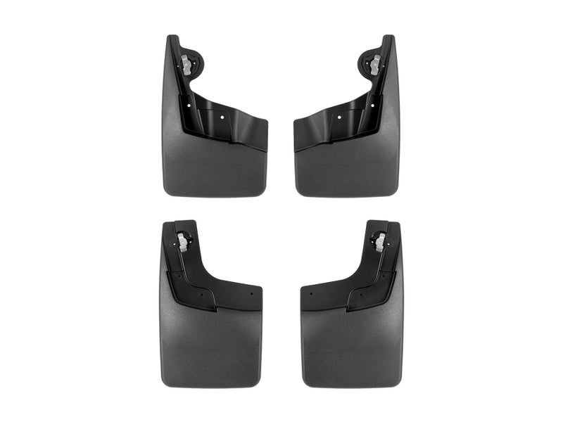 WeatherTech Custom No Drill Splash Guard MudFlaps for Chevrolet Colorado - Front & Rear Set (110170-120170), Black - Image 1