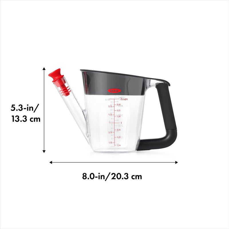 OXO Good Grips 4 Cup Fat Separator, Clear - Image 3