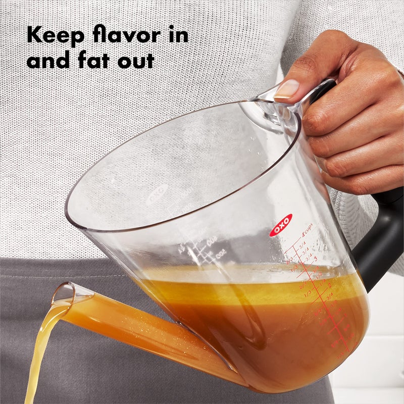 OXO Good Grips 4 Cup Fat Separator, Clear - Image 4