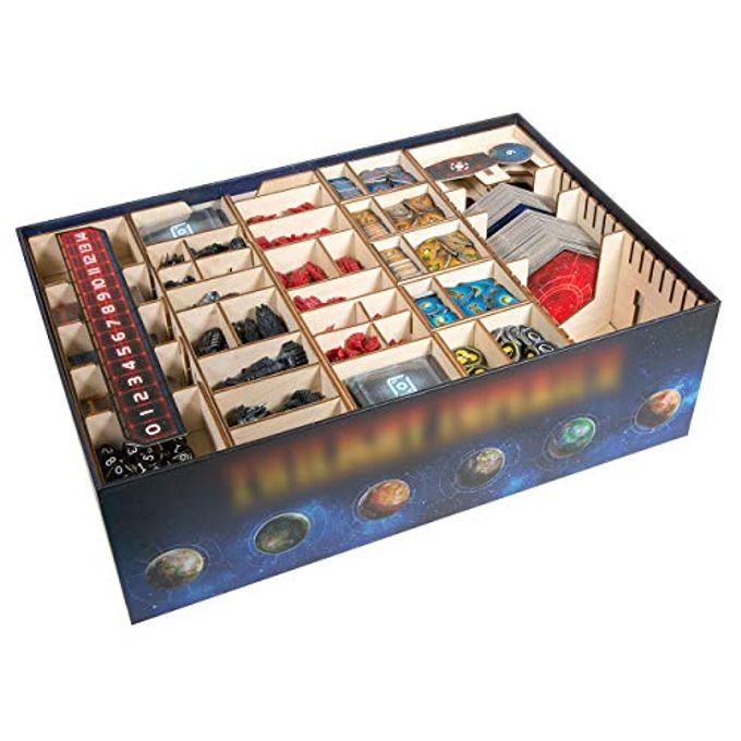 The Broken Token Imperious Twilight Box Game Organizer Compatible with Twilight Imperium Wooden Game Organizing Box with Multiple Trays - Image 2