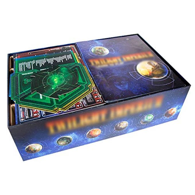 The Broken Token Imperious Twilight Box Game Organizer Compatible with Twilight Imperium Wooden Game Organizing Box with Multiple Trays - Image 3