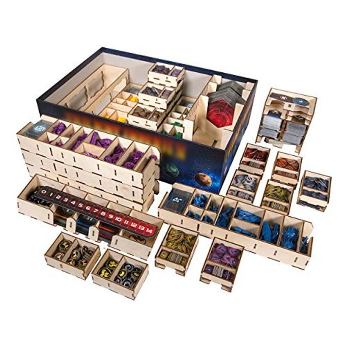 The Broken Token Imperious Twilight Box Game Organizer Compatible with Twilight Imperium Wooden Game Organizing Box with Multiple Trays - Image 4