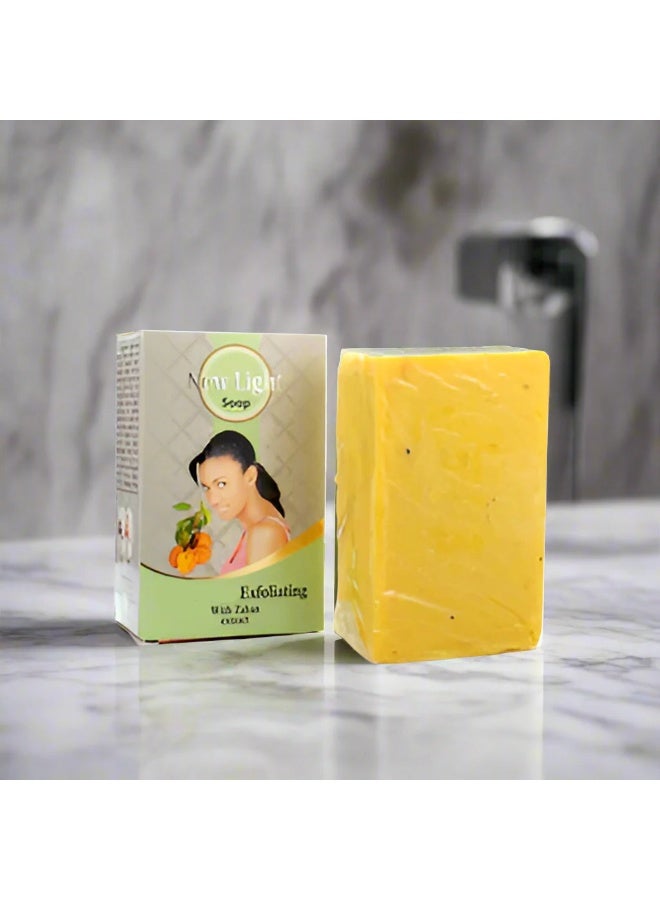 نيو لايت صابون نيو لايت زابان الأصلي المقشر والمضاد للشيخوخة والمفتح للبشرة 350 غرام - Image 3