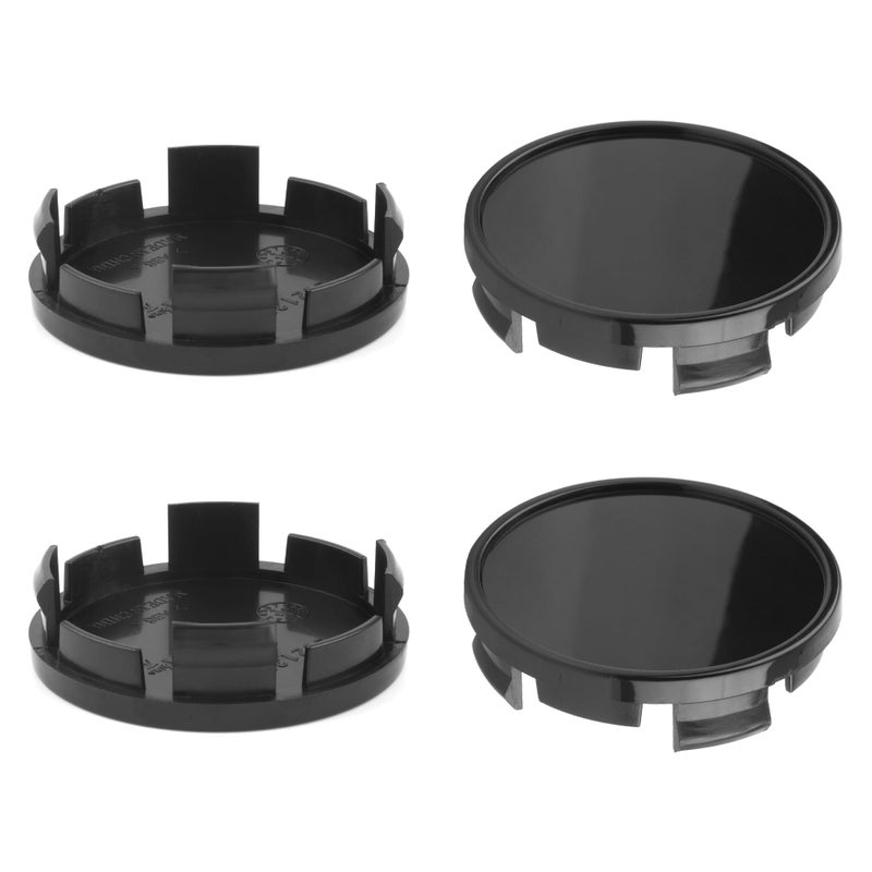 DewFlew 4Pcs Wheel Center Caps for DodgeChevrolet Jeep Lexus Wheel Rim Outer 63mm248in Inner 59mm232in Black Hub Caps