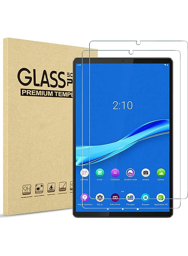Procases [2 Pack] Screen Protector for Lenovo Tab K10 2021/M10 Plus FHD 10.3" 2020, Tempered Glass Screen Film Guard for TB-X606F TB-X606X TB-X6C6F TB-X6C6X - Image 1