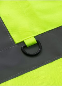 LAWAZIM Multi-Pocket -High Visibility Safety Vest -XL Yellow 160g- Breathable Unisex Workwear with Reflective Stripes -for Construction Roadside Work Traffic Control Cycling Jogging Outdoor Activities  - Image 4