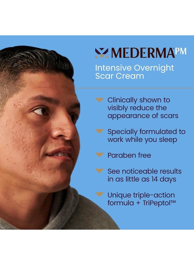 Mederma PM Intensive Overnight Scar Cream, Works with Skin's Nighttime Regenerative Activity, Clinically Shown to Make Scars Smaller and Less Visible, 1.7 Oz (48g) - Image 3