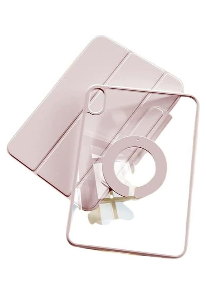 Case for iPad Air 11 inch (2024\2025) M2 / Air 5th Gen (2022) / iPad Air 4th Gen (2020), Removable Magnetic Cover with Apple Pencil Holder, Portrait and Landscape Stand, Auto Wake/Sleep (Pink) - Image 1