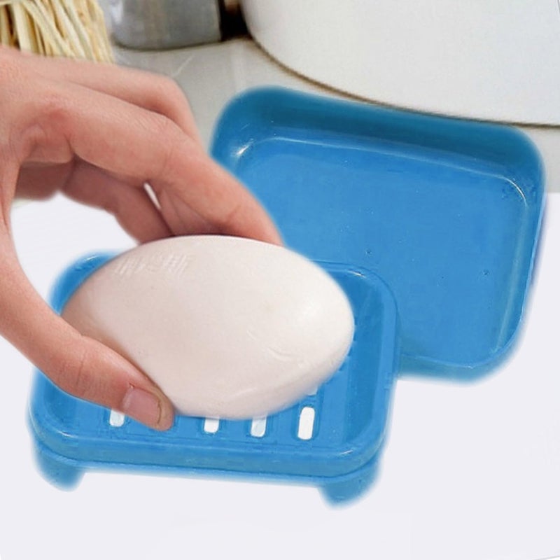 Garth Covered Soap Keeping Plastic Case for Bathroom Use Durable Compact Soap Storage Box to Keep Soap Dry and Clean in Your Bathroom - Image 4