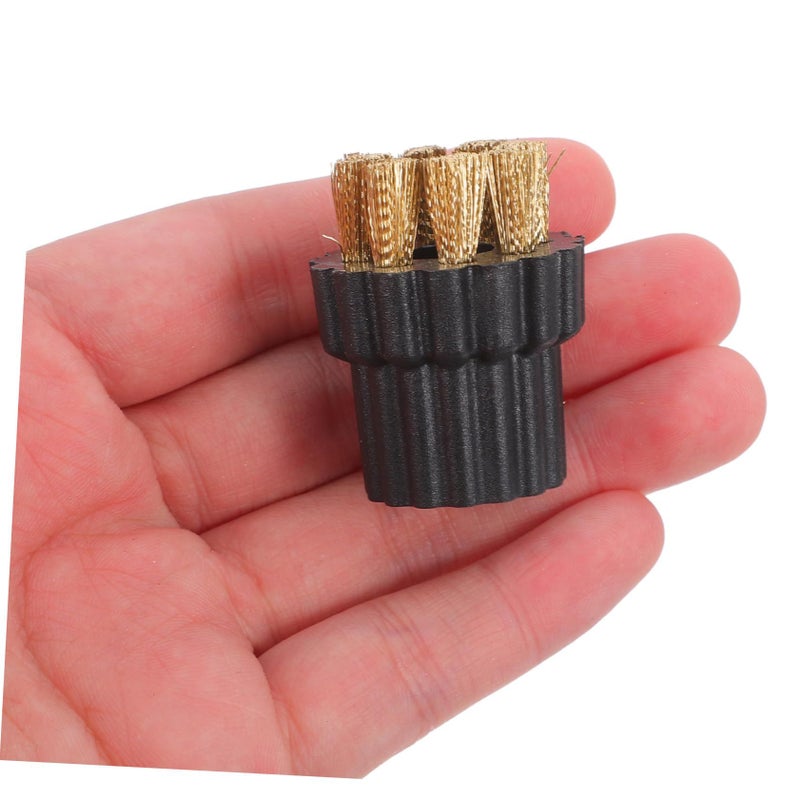 10Pcs Steam Mop Brush Head Replacement Parts White for Household Use - Image 5