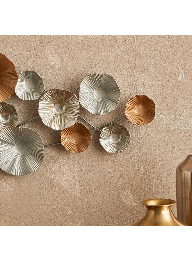 هوم بوكس زينة حائط معدنية مستديرة من بيرسي - 27x5x75 سم - Image 4