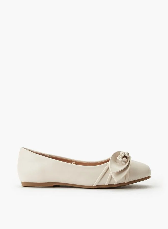 ليتل ميسي Girls Slip-On Ballerina Shoes