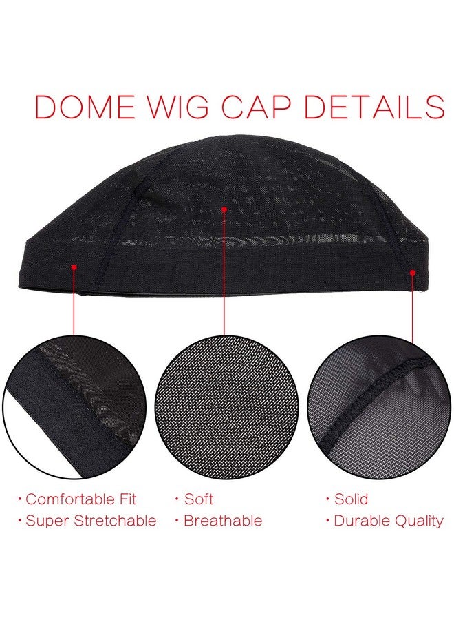 تاتو - عبوة من 5 قطع من أغطية الشعر المستعار القابلة للتمدد من سباندكس - قبعات شعر مستعار للرجال والنساء (أسود شفاف) - Image 2