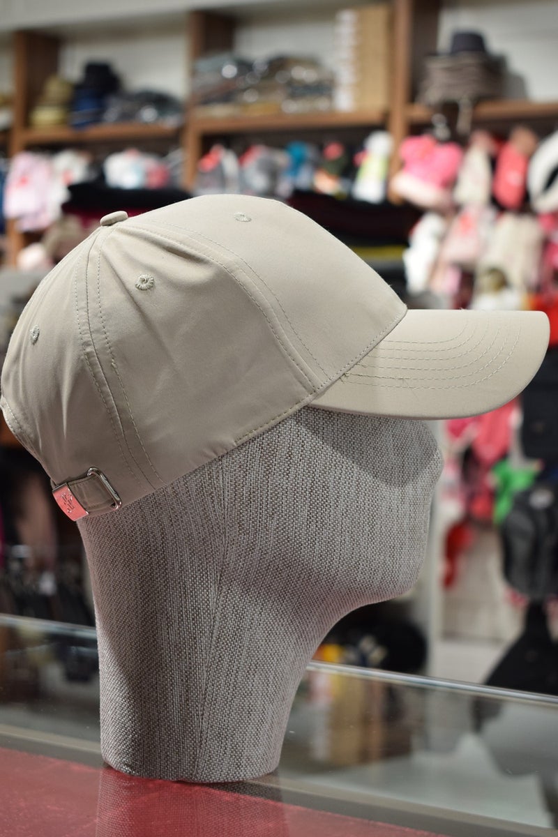 Göksu Şapka Goksu Hat Unisex Sports Cap Micro Tracksuit Fabric Adjustable Back Cream  - Image 2