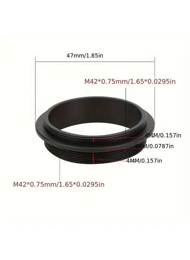 M48 ذكر إلى SCT أنثى موضوع تلسكوب الكاميرا حلقة محول معدنية ثقيلة الواجب - Image 2