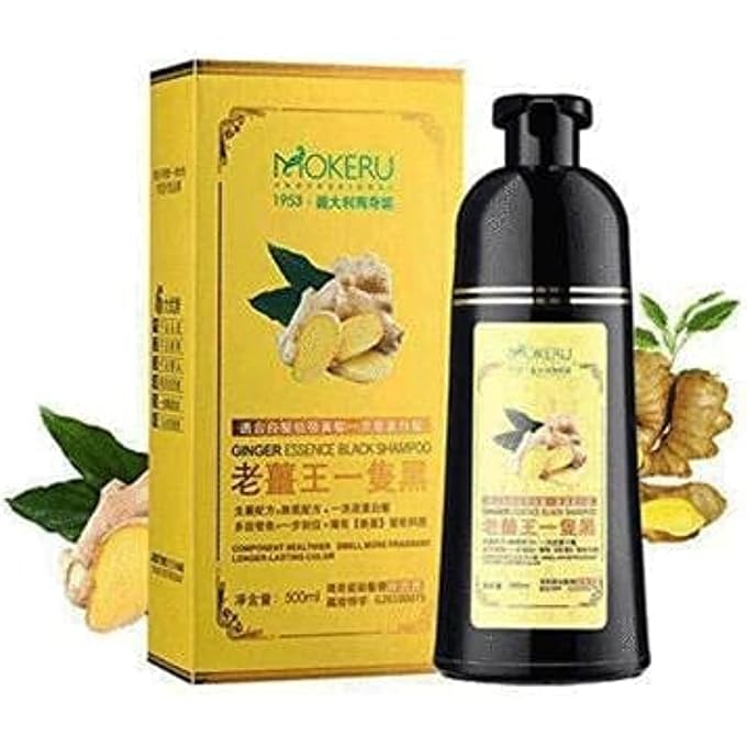MOKERU Hair Shampoo (2 Pieces, Black) - Image 3