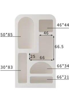 alimforyou Multifunctional Bookshelf 100x40x200 cm wood  - Image 2