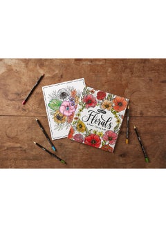 Crayola 40-Pages Florals A Flower Coloring Book Multicolour 25.4 x 21.59 x 0.63 cm CRA0410820000  - Image 2