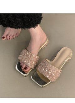 Generic New Sparkling High Heels With Rhinestone Beads  - Image 4