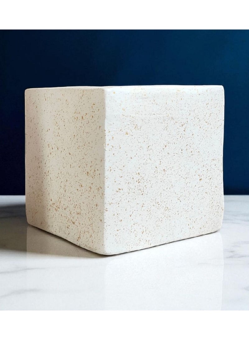 كلور زون بوتري بوت زرع فخار - مقاس 15 سم لتزيين المكتب واكسسوارات المطبخ وديكور المنزل ، طين محروق - Image 2