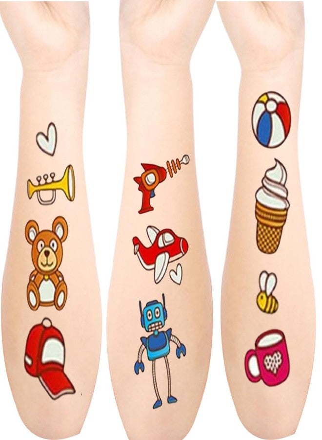 Stylizeink Robort Toys Kids 11 Styles Tattoos for Kids, Ship/Roborts Temporary Tattoos Stickers with for Boys and Girls, Party Supplies Gifts - Image 2