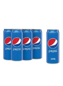 Pepsi Soft Drink Can, Pack Of 6, 245ml 
