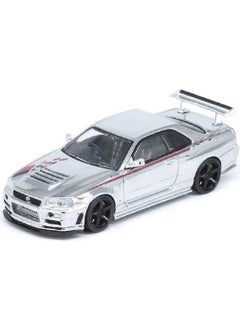 Inno 1/64 Nissan Skyline GT-R R34 Nismo R-Tune Chrome 3