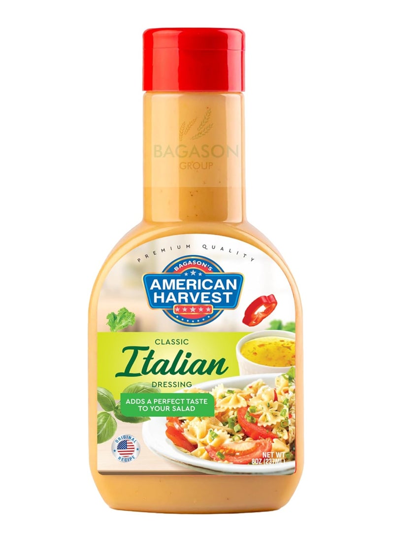 American Harvest Classic Italian Salad Dressing Sauce, 237 ml - Image 1