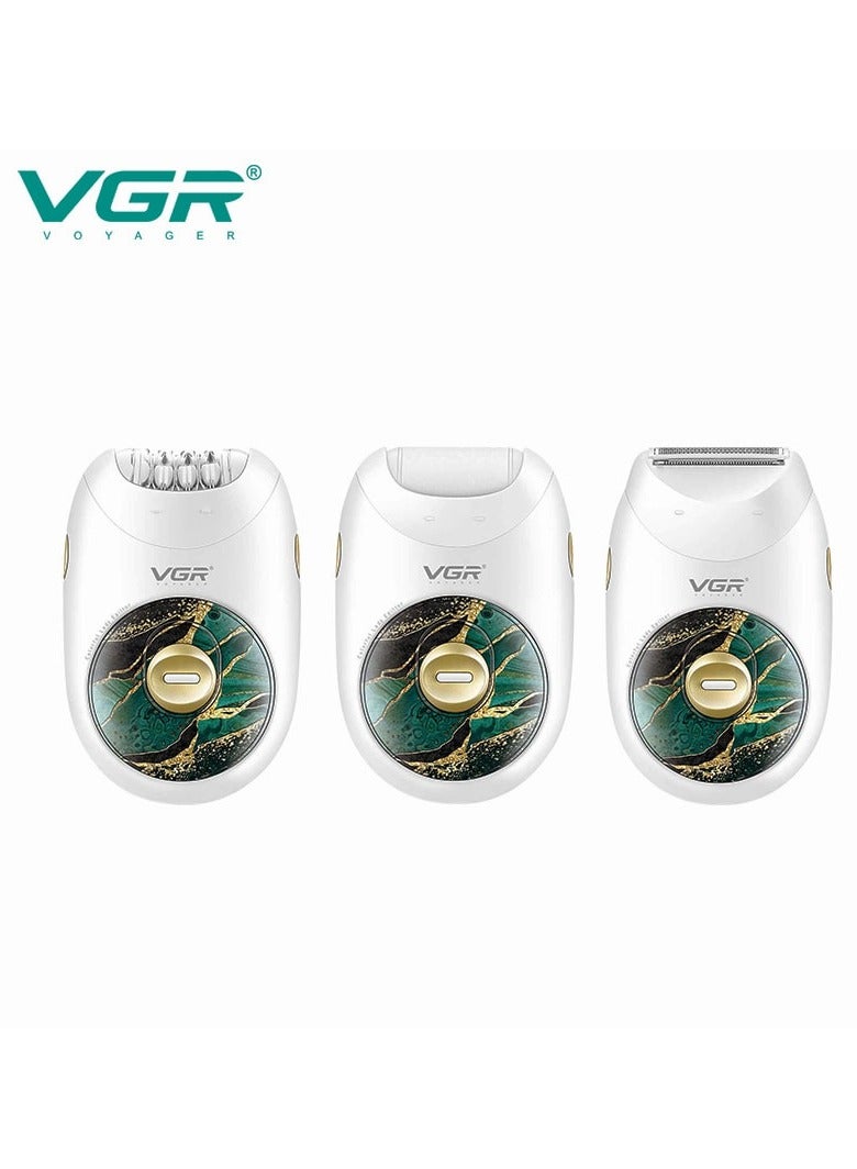 VGR V-706 Hair Removal Device Long lasting, cordless with USB charger, the hair removal machine works in two modes. The first mode is soft and gentler, ideal for the most sensitive areas. The second mode is more powerful and effective, allowing you to remove even coarse hair easily - Image 2