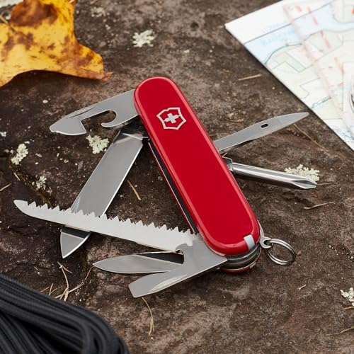 Victorinox Swiss Army Knife Hiker 91 mm, with Screwdriver and Saw Red, 1.4613 - Image 2
